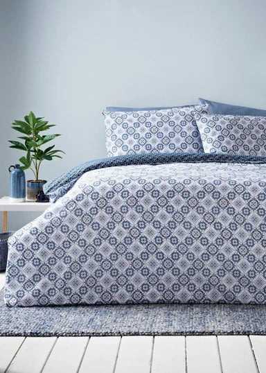 Matalan- Blue Tile