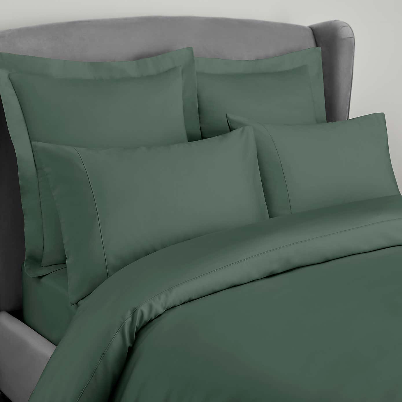 The Sateen Edit-Mallard Green