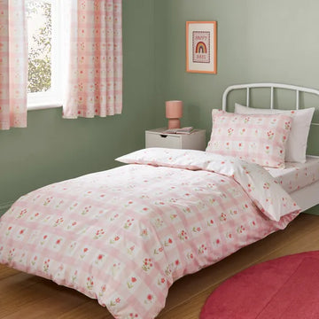 Dunelm- Floral Gingham