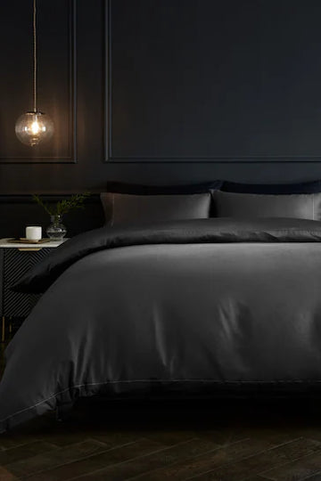 The Sateen Edit- Charcoal Grey