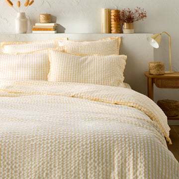 La Redoute- Cottage Yellow Seersucker