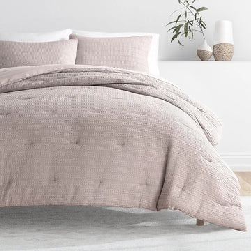 Textured Waffle in Baby Pink