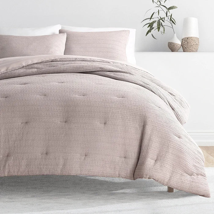 Textured Waffle in Baby Pink