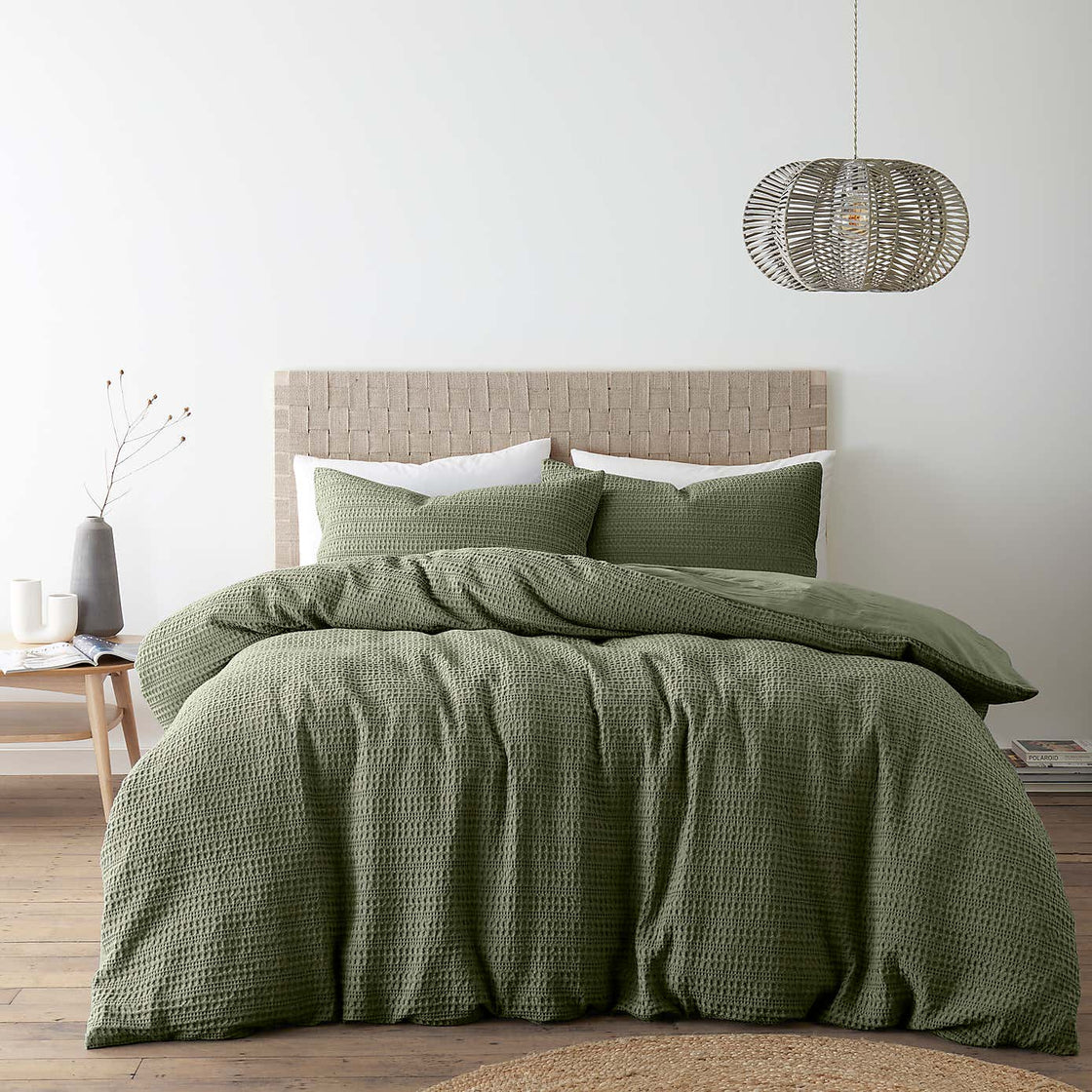 Dunelm- Amberly Waffle - 3 Piece Sets