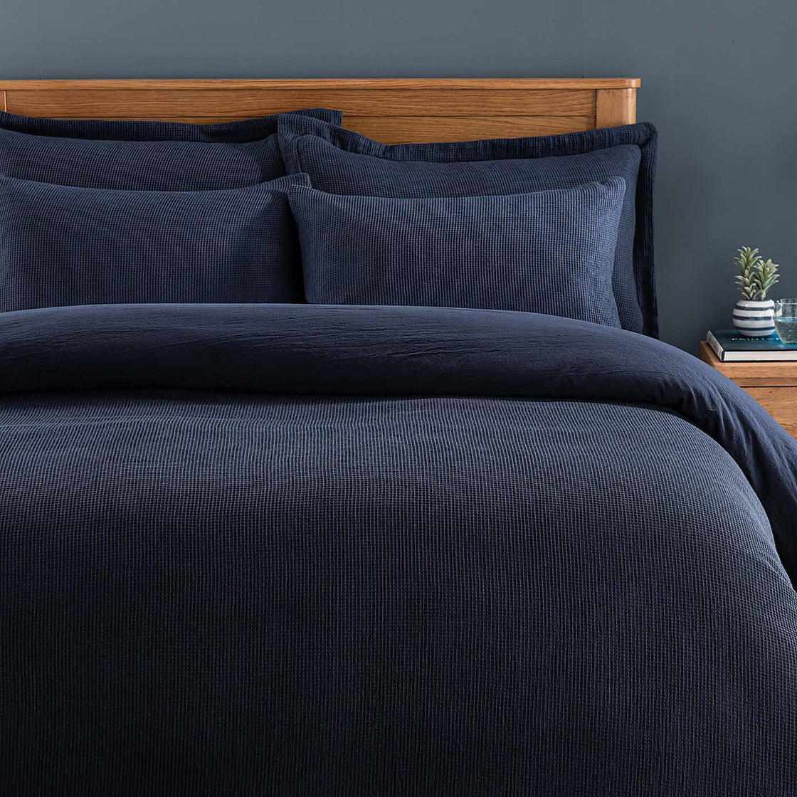 Dunelm- Alston Waffle - 3 Piece Sets