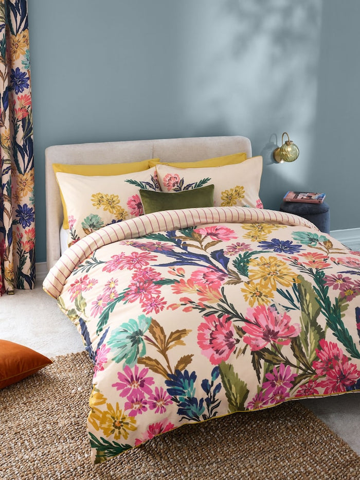 Multi Floral & Stripe Reversible