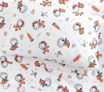 Pottery Barn Kids- Snoopy in Space Glow in the Dark